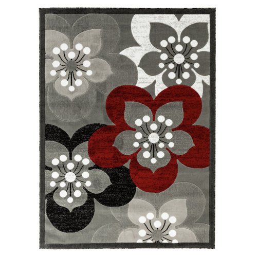 Ebern Designs Kimbrel Floral Rug & Reviews Wayfair